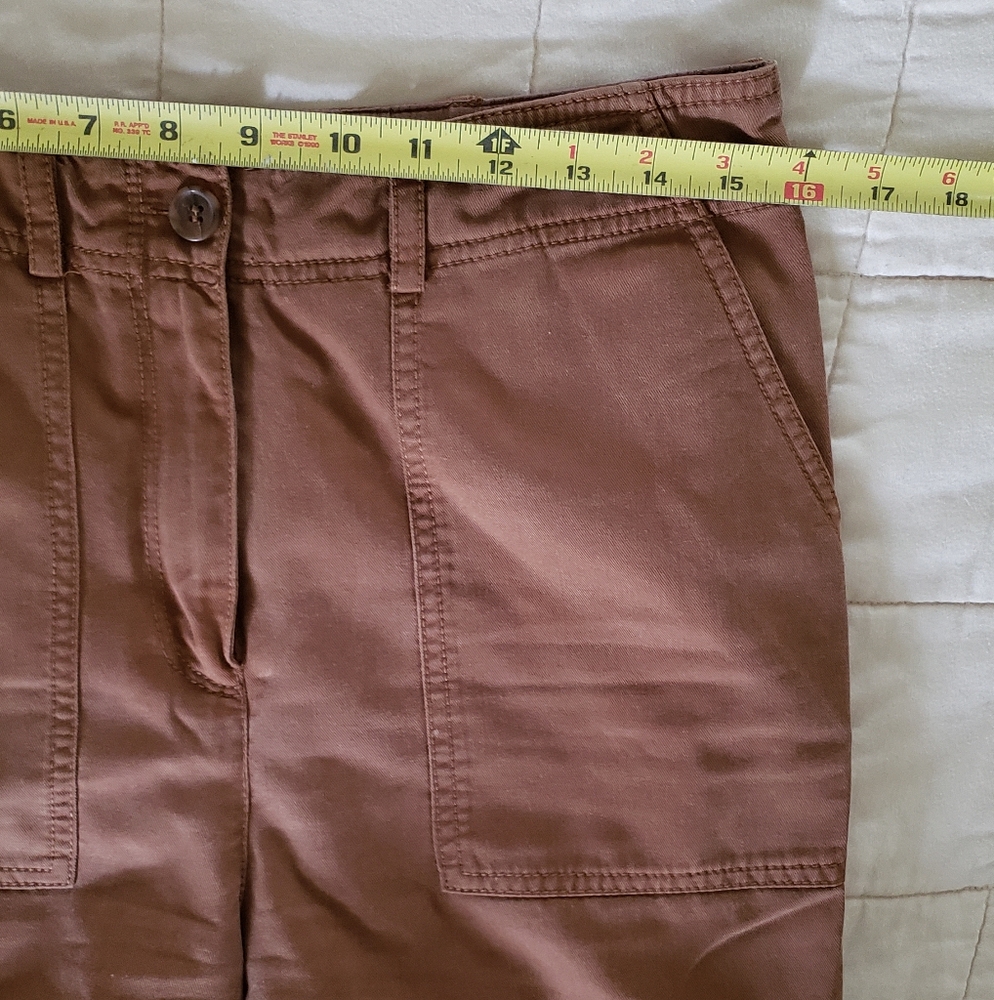 Treasure & Bond Wide Leg Cotton Blend Lightweight Pants Size 10 - Picture 5 of 9
